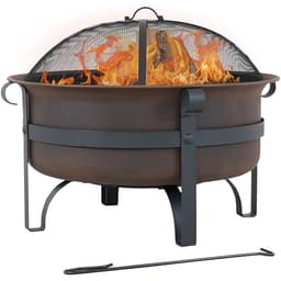Sunnydaze 29-Inch Wood-Burning Outdoor Fire Pit