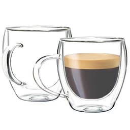 Youngever Glass Espresso Mugs