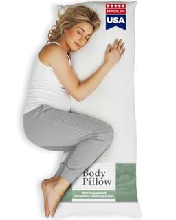 Snuggle-Pedic Body Pillow White