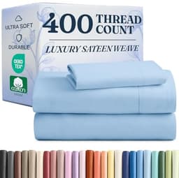 CGK Unlimited Cotton Sheet Set Light Blue