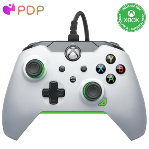 PDP Xbox Wired (White/Green)