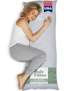 Snuggle-Pedic Body Pillow Gray