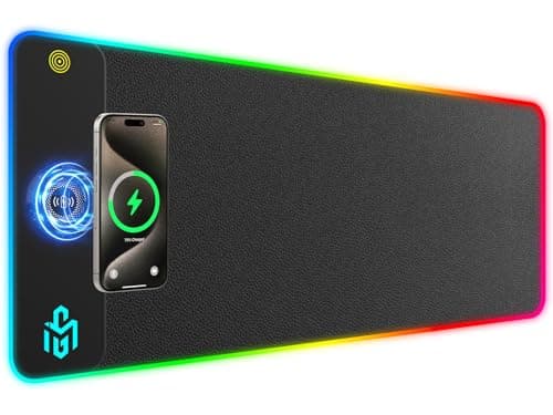 GIM PU Leather Wireless Mouse Pad