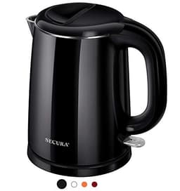 Secura Double Wall Electric Kettle Black