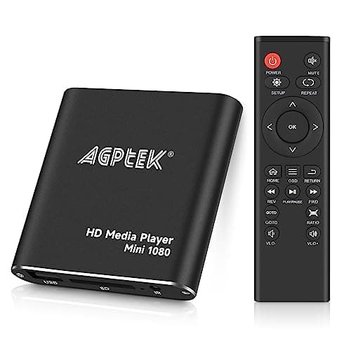 AGPTEK HDMI Media Player Black