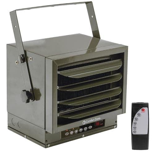 Comfort Zone 7500W Hard-Wired Garage Heater