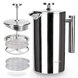 Secura French Press Silver