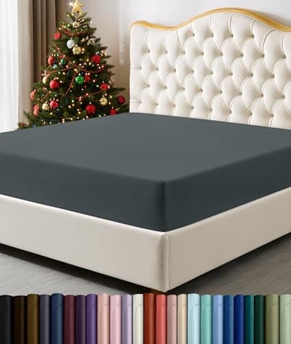 Utopia Bedding Queen Fitted Sheet Gray