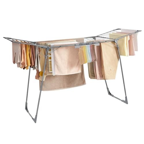 SONGMICS Foldable Drying Rack Gray