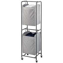 mDesign Vertical Stacked Laundry Hamper