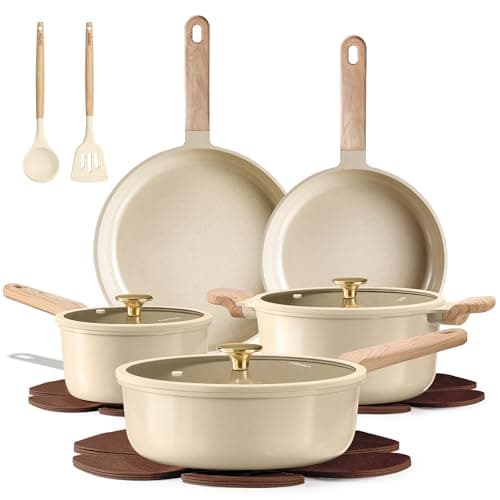 Carote Ceramic Pots and Pans Set
