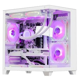 Helloland Gaming PC Desktop 8GB 240mm White