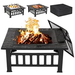 Lemy 32-Inch Outdoor Fire Pit Table