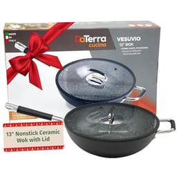 DaTerra Cucina Ceramic Wok 13-inch