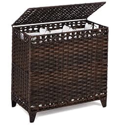 Hermina Laundry Hamper Brown