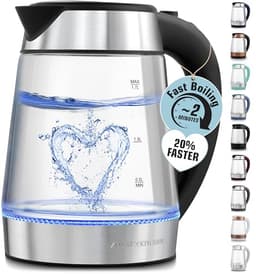 Zulay Kitchen Electric Kettle Black