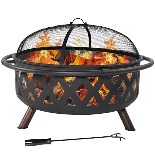 Sunnydaze Crossweave 36-Inch Fire Pit