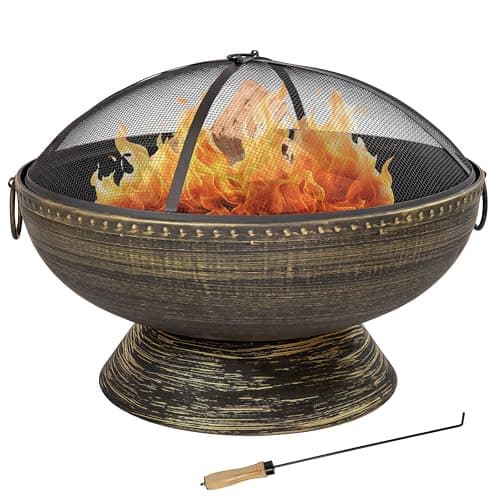 Sunnydaze 30-Inch Large Outdoor Fire Pit