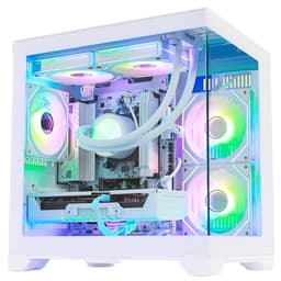Helloland White Gaming PC Desktop 32GB 240mm