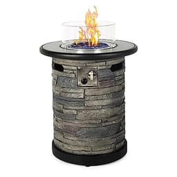 Baide Home Outdoor Propane Fire Pit Table