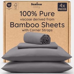 Bambaw Queen Sheet Set Gray