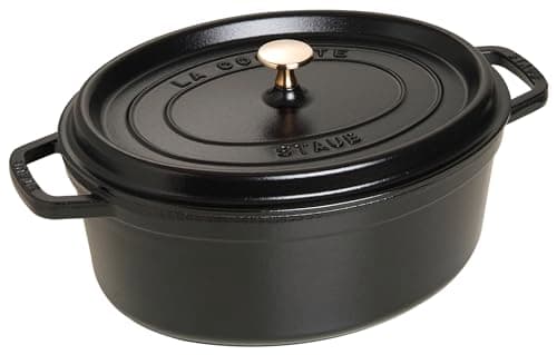 Staub Oval Dutch Oven 8.5qt Black