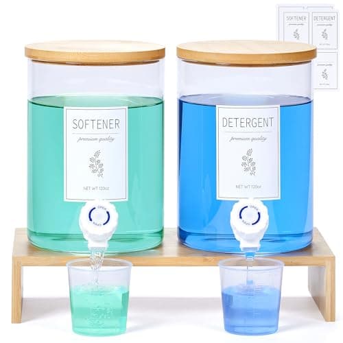 KitHero Glass Laundry Dispenser