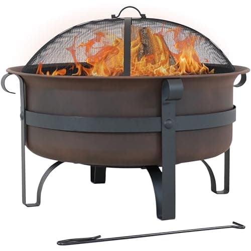 Sunnydaze 29-Inch Wood-Burning Outdoor Fire Pit