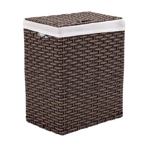 Seville Classics Handwoven Laundry Bin