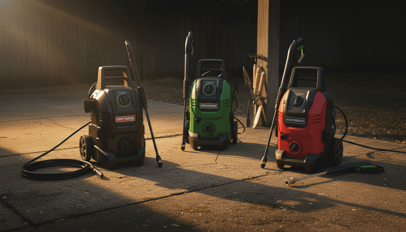 Best Budget Cold Water Pressure Washers Under $200