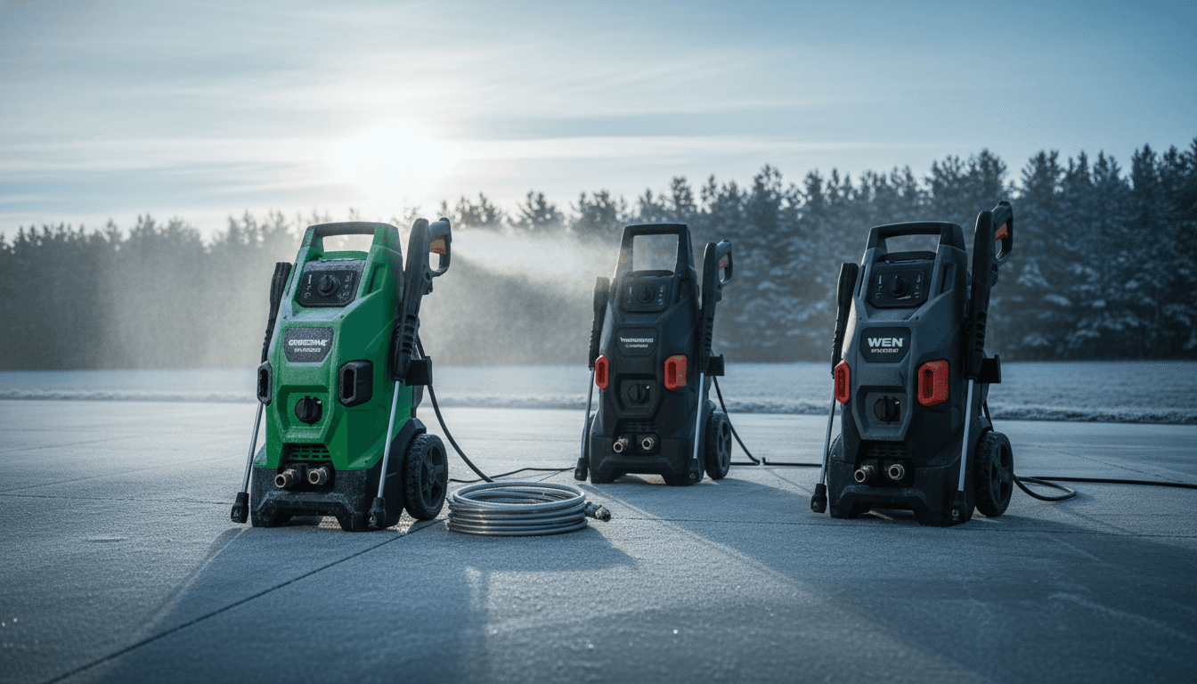 Best Cold Water Pressure Washers with Built‑in Detergent Tank or Foam Cannon
