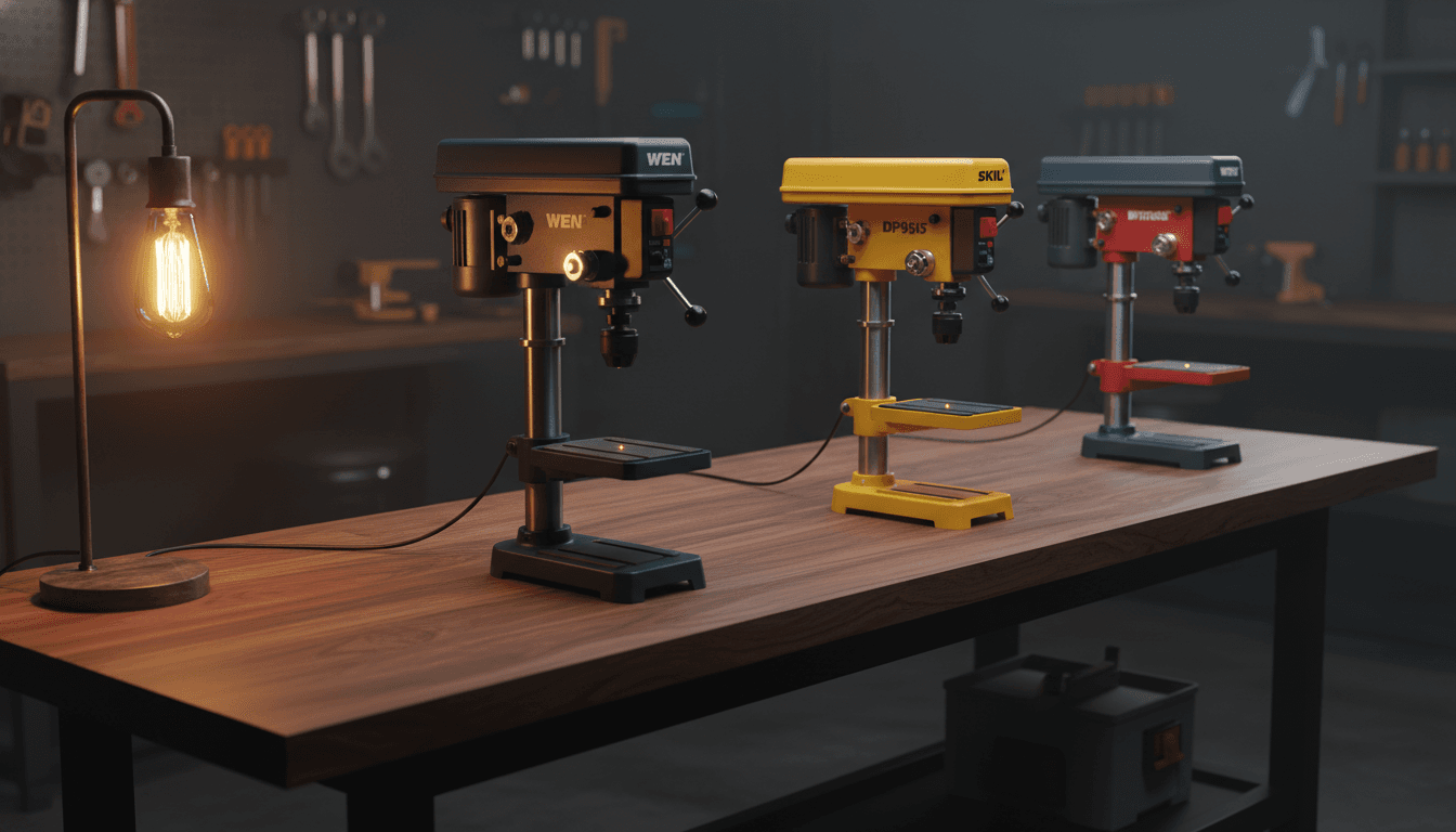 Best Drill Presses with Integrated Laser or LED Work Light