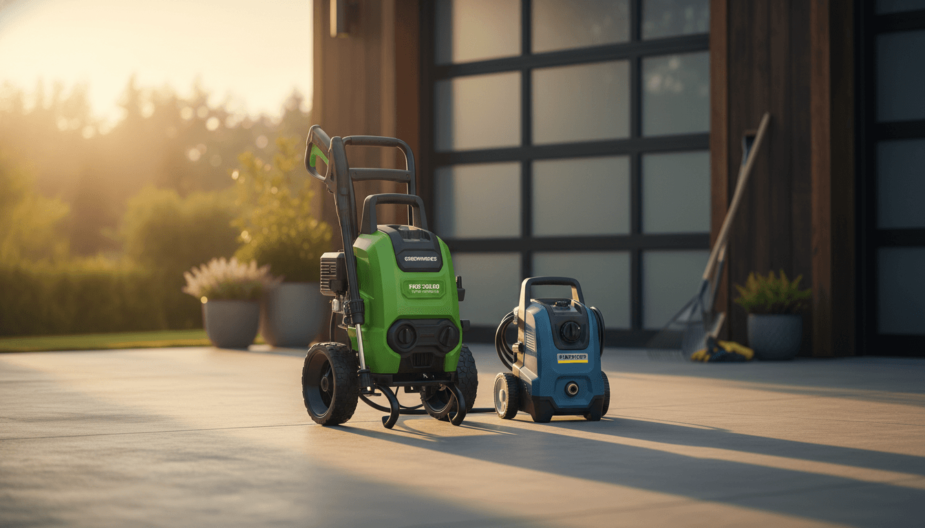 Best Portable High-Pressure Washers with Wheels or Compact Design