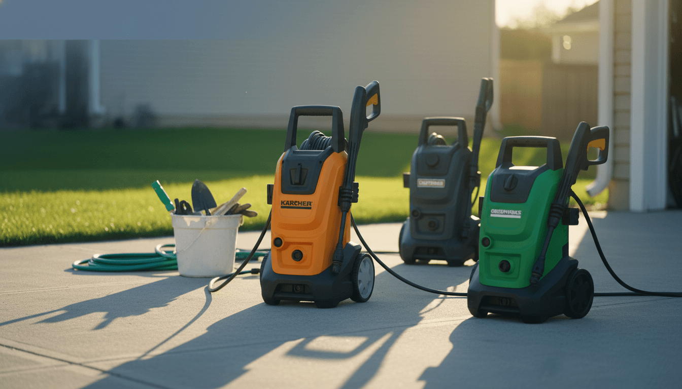 Best Corded Electric Low-Pressure Washers with High PSI (1500+ PSI)