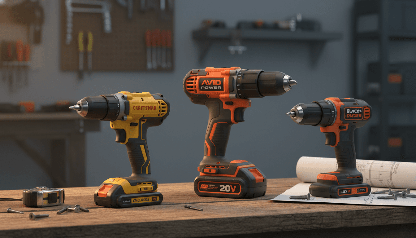 Best 20V MAX Rechargeable Drills