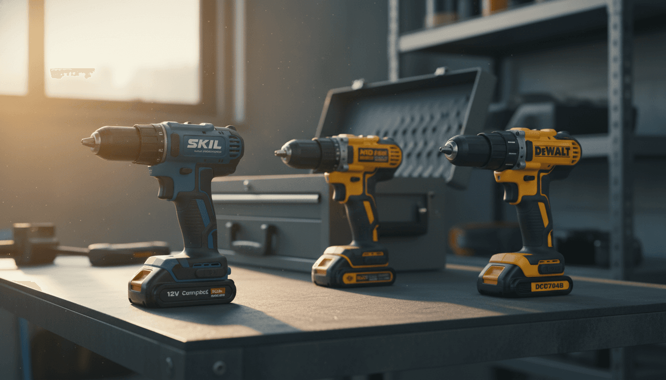 Best Compact Rechargeable Drills for Tight Spaces