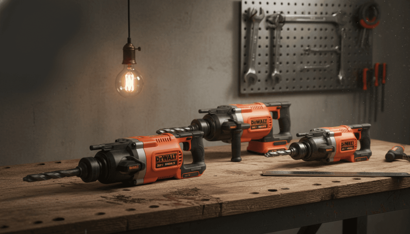 Best DeWalt Rotary Hammers – Overview of the 20V MAX Battery Line