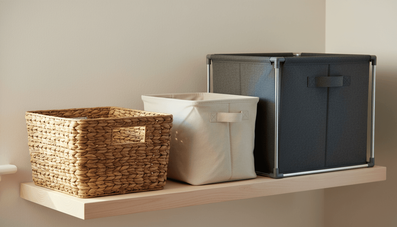 Best Shelving Baskets with Collapsible Design