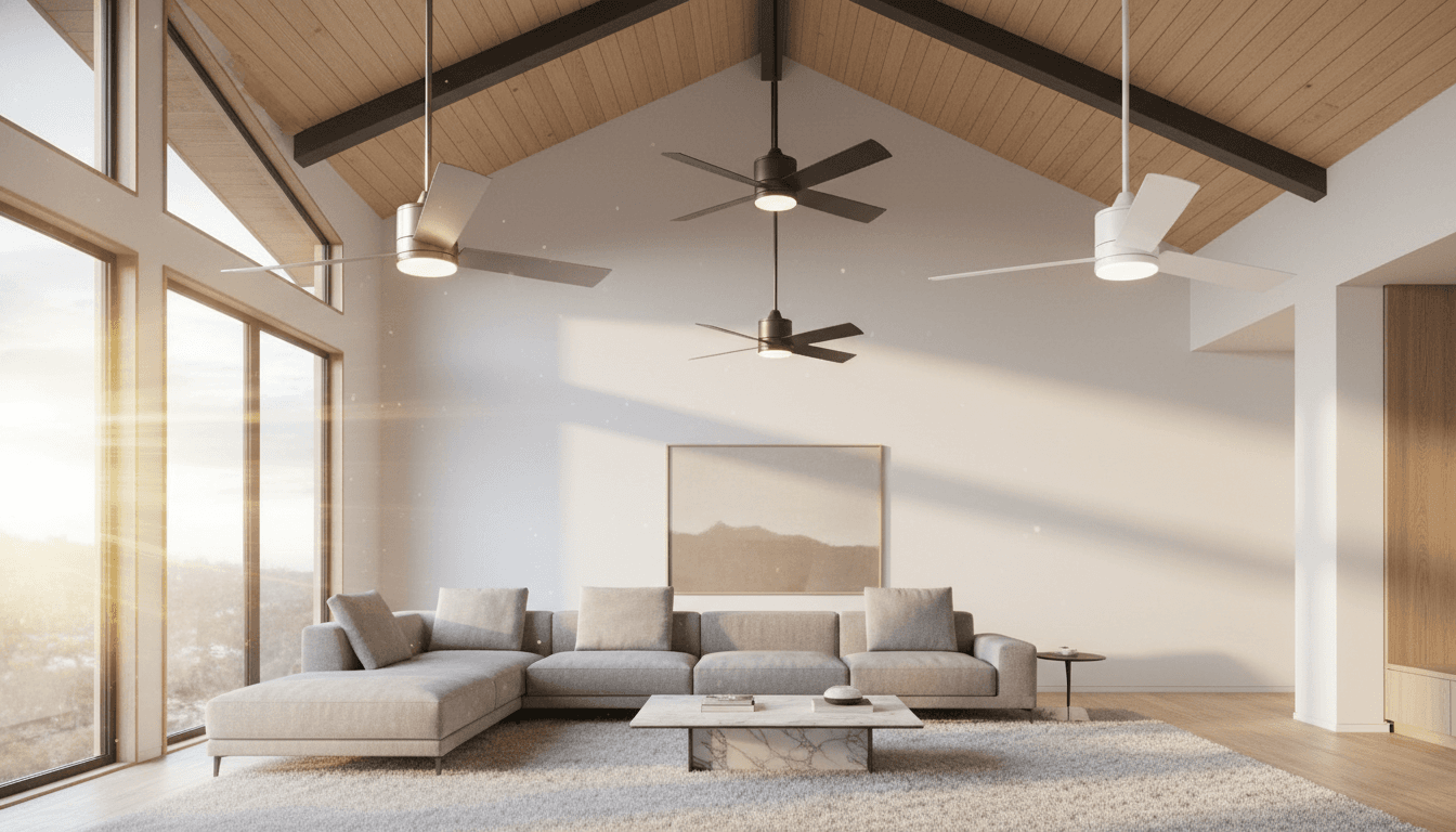 Best Smart Ceiling Fans for Living Rooms & Large Areas