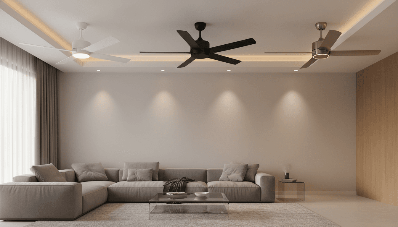Best Low‑Profile / Flush‑Mount Smart Ceiling Fans