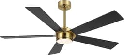 Elehinser 54-inch Ceiling Fan Black