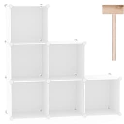 C&AHOME Cube Storage Organizer Milky
