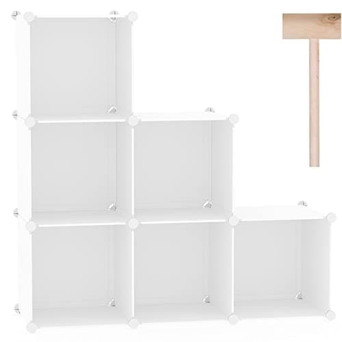 C&AHOME Cube Storage Organizer Milky