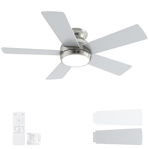 Pochfan Flush Mount Ceiling Fan