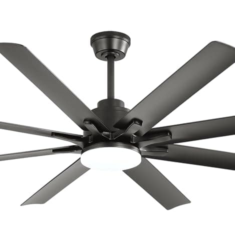 Sofucor 66-inch Ceiling Fan Black