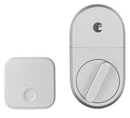 August Smart Lock + Connect Silver