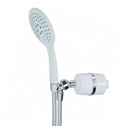 Crystal Quest Shower Filter White