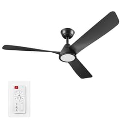 Globe Smart Ceiling Fan Matte Black
