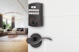Brinks Deadbolt & Passage Lever Tuscan Bronze
