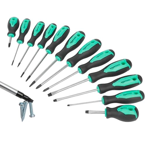 Amazon Basics 12-Piece Screwdriver Set